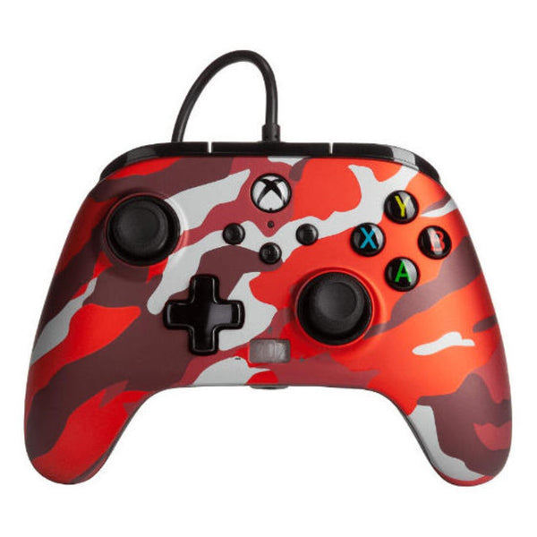 Gaming Controller XBOX ENHANCED WIRED METALL Rot