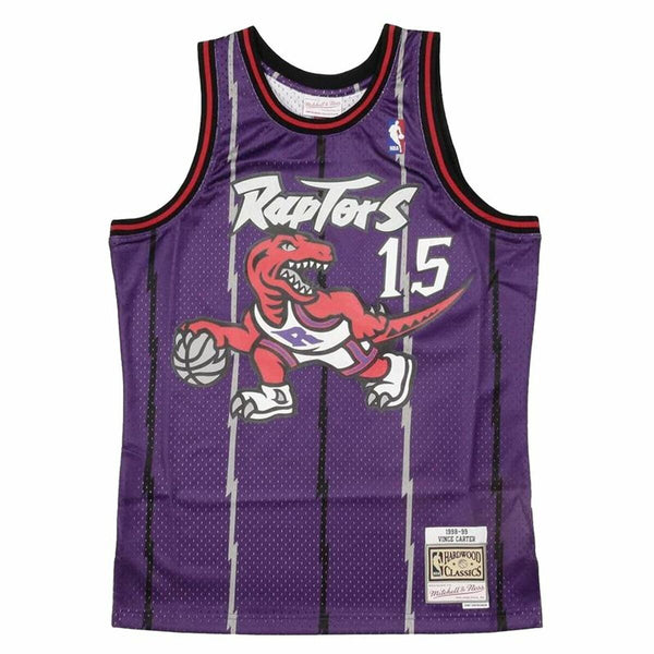 Basketball-T-Shirt Mitchell & Ness Toronto Raptors Vince Carter Violett