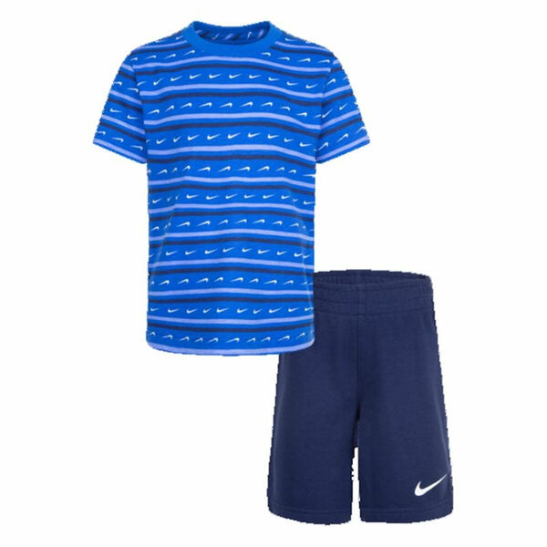 Sportset für Kinder Nike Swoosh Stripe Blau