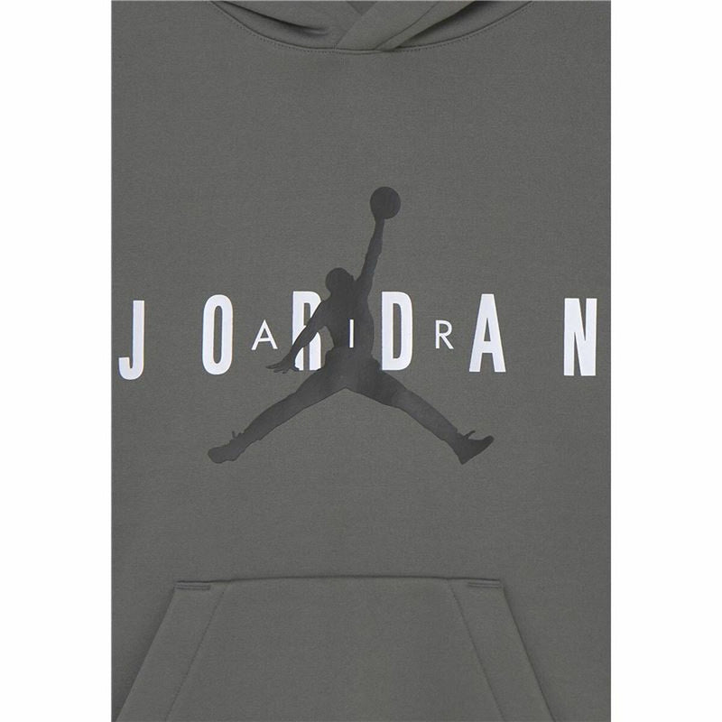 Jungen Sweater mit Kapuze Nike Jordan Jumpman Little Kids Grau