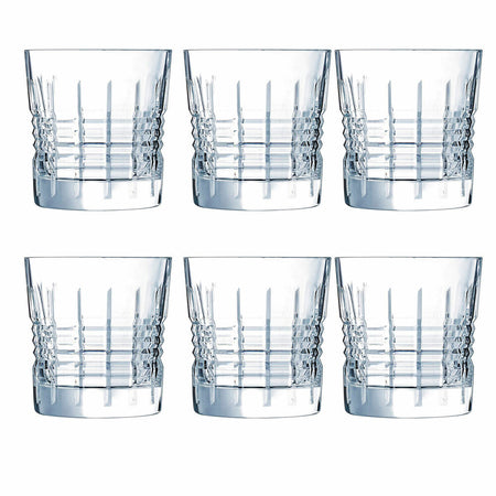 Whisky-Glas Cristal d’Arques Paris Firkanter Durchsichtig Glas (6 Stück) (32 cl)