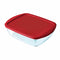 Lunchbox Pyrex Cook & Store Kristall Rot (1 L)
