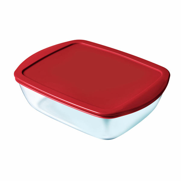 Lunchbox Pyrex Cook & Store Kristall Rot (2,5 L)