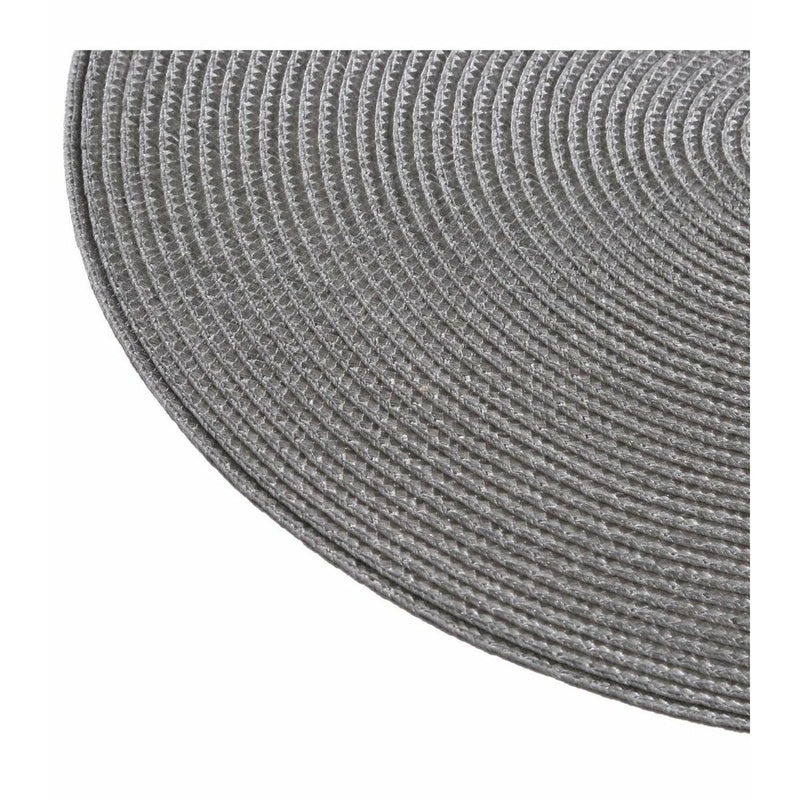 Untersetzer 5five Tresser Grey rund Grau Polypropylen (Ø 38 cm)
