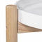 Nachttisch Weiß Holz MDF (43 x 43 x 55 cm)