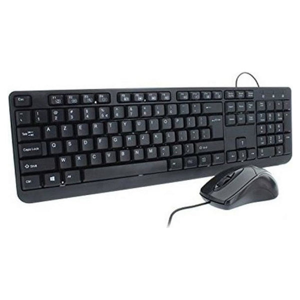 Tastatur mit Maus ML309415 Schwarz AZERTY