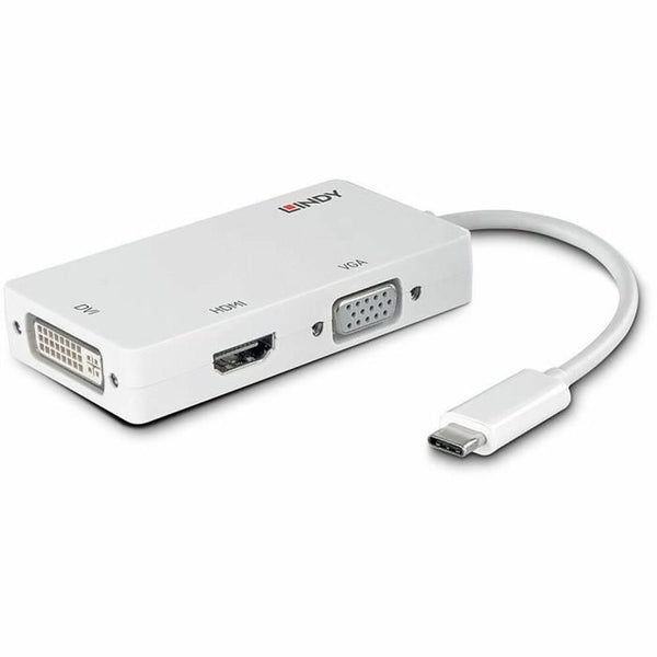 Hub USB LINDY 43273 Weiß