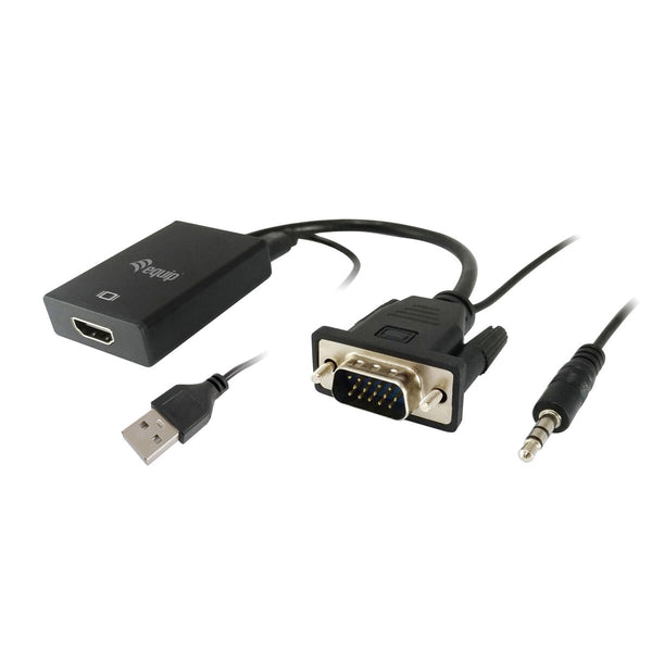 VGA-zu-HDMI-Adapter mit Audio Equip 119038