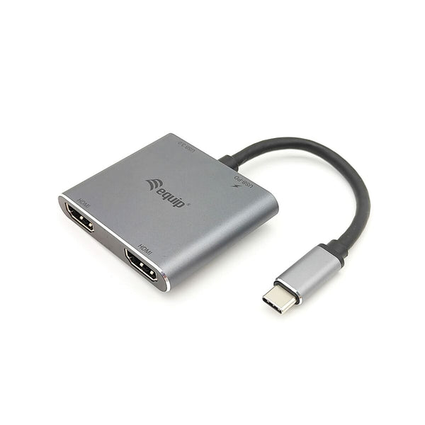 Hub USB Equip 133484 Grau