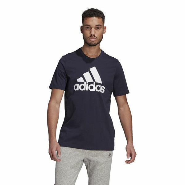 T-Shirt  Essentials Big Logo  Adidas Legend Ink  Blau