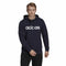 Herren Sweater mit Kapuze Adidas Essentials French Terry Marineblau
