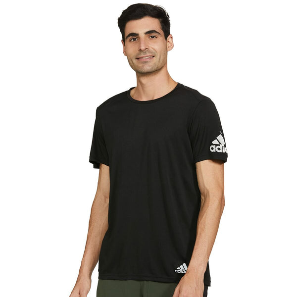 Kurzärmliges Sport T-Shirt Adidas Schwarz M