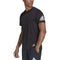 Kurzärmliges Sport T-Shirt Adidas Schwarz XL