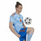 Kurzärmiges Fußball T-Shirt für Männer Adidas 2ª Equipación España 22 Hellblau