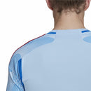 Kurzärmiges Fußball T-Shirt für Männer Adidas 2ª Equipación España 22 Hellblau