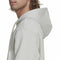 Herren Sweater mit Kapuze Adidas Essentials Giant Logo Grau