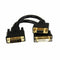 DVI-I -Kabel auf DVI-D und VGA Startech DVI92030202L         Schwarz 0,2 m