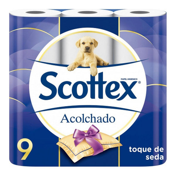 Toilettenpapierrollen Scottex Polsterung (9 uds)