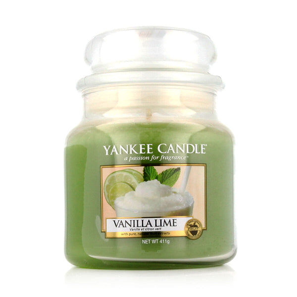 Duftkerze Yankee Candle Neongrün Vanille (411 g)