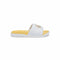 Flip Flops für Frauen Lacoste Croco Dualiste Gelb Weiß