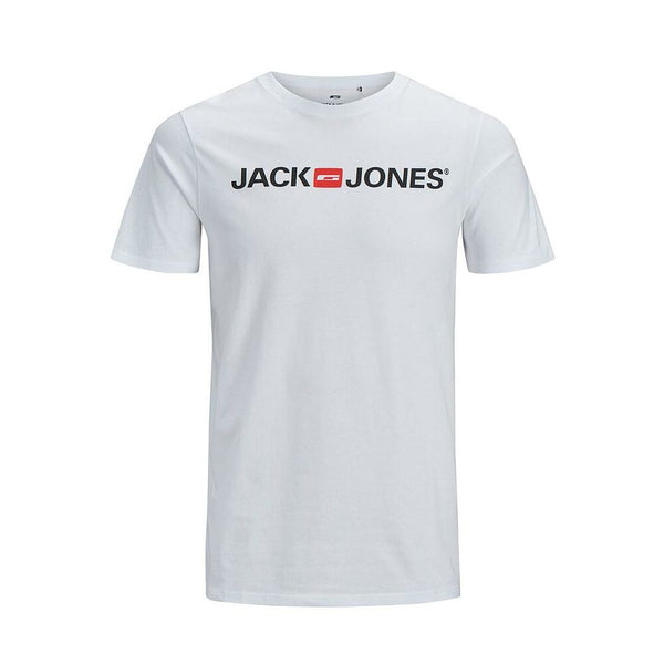 Herren Kurzarm-T-Shirt JJECORP LOGO TEE SS O-NECK NOSS  Jack & Jones  12137126  Weiß