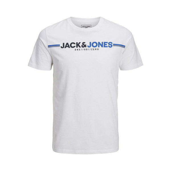 Herren Kurzarm-T-Shirt JCOFREDERICK TEE SS Jack & Jones 22890 Weiß