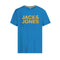 Herren Kurzarm-T-Shirt JJNEON POP TEE SS CREW  Jack & Jones 12221930  Blau