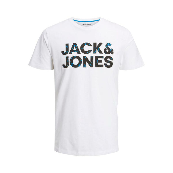 Kurzarm-T-Shirt Jack & Jones TEE SS CREW NECK JNR 12224104  Weiß