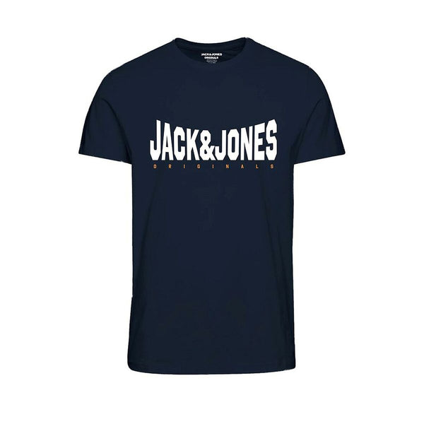 Herren Kurzarm-T-Shirt Jack & Jones JORMARQUE TEE SS 12232652 Marineblau