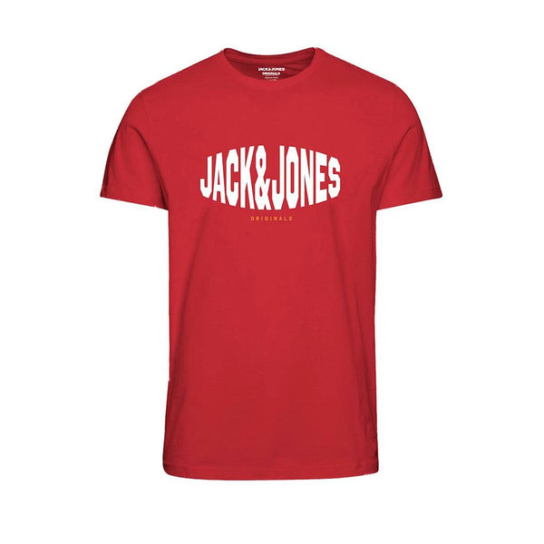 Herren Kurzarm-T-Shirt Jack & Jones JORMARQUE TEE SS 12232652 Rot