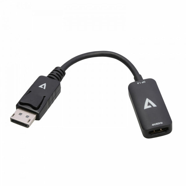 DisplayPort-zu-HDMI-Adapter V7 V7DPHDMIACTV         Schwarz 4K Ultra HD