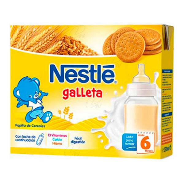 Babynahrung Nestle Galleta Milch und Müsli mit Honig (2 x 250 ml)