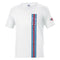 Herren Kurzarm-T-Shirt Sparco Martini Racing Weiß (Größe XL)