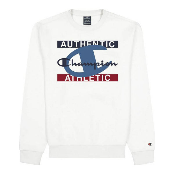 Herren Sweater ohne Kapuze Champion Authentic Athletic Weiß