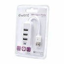 Hub USB Ewent AAOAUS0134 Weiß