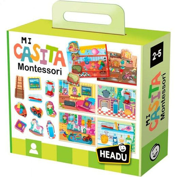 Spiel Kindererziehung HEADU Mi Casita Montessori Spanisch