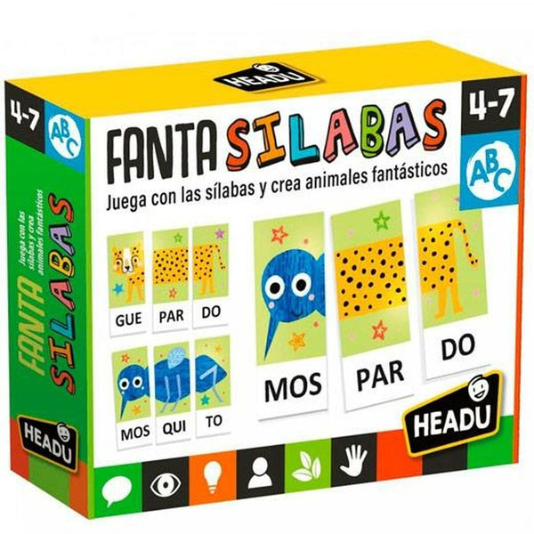 Spiel Kindererziehung HEADU Fanta Sílabas Spanisch