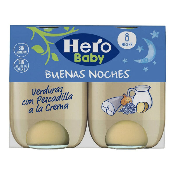 Babygläschen Hero Buenas Noches Gemüse Weißling (2 x 190 gr)