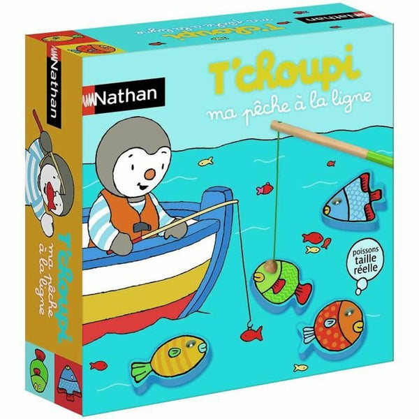 Tischspiel Nathan T'choupi  My Fishing Line (FR) Blau Gelb