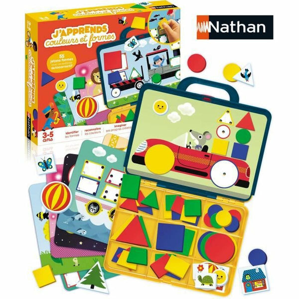 Tischspiel Nathan I am learning Colors And Shapes (FR)