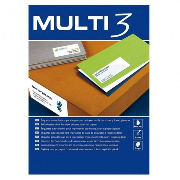 Klebstoffe/Kennzeichnungen MULTI 3 Ø 117 mm CD/DVD A4 100 Bettlaken
