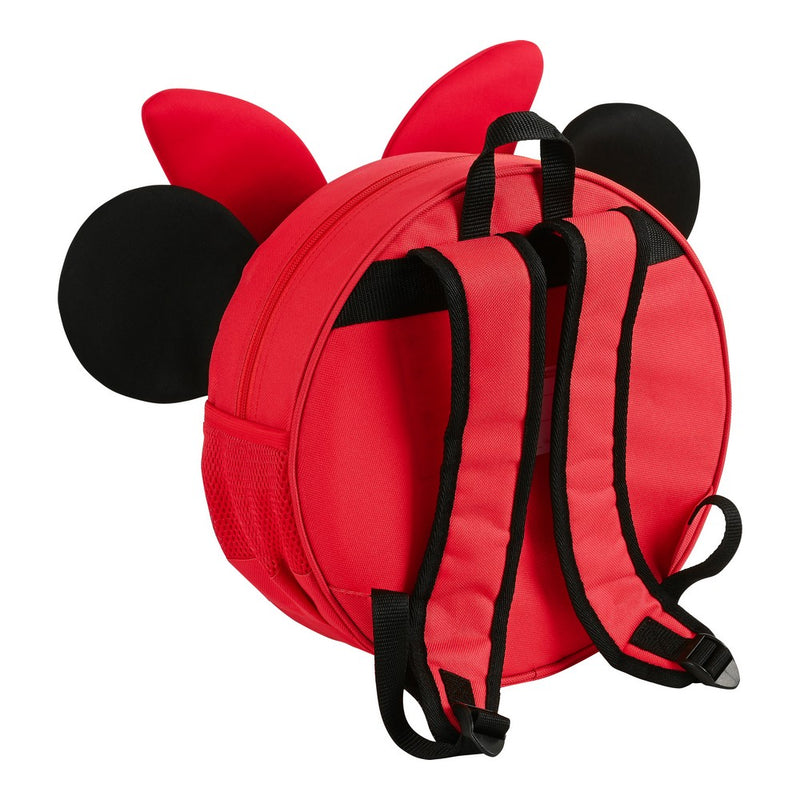 Kinderrucksack 3D Minnie Mouse Rot Schwarz (31 x 31 x 10 cm)