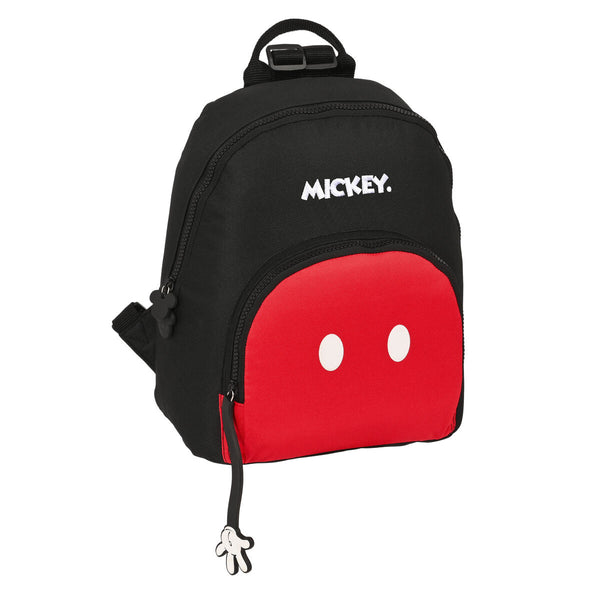 Lässiger Rucksack Mickey Mouse Clubhouse Mickey mood Rot Schwarz 13 L