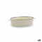 Kochtopf Quid Cocco Oval aus Keramik Weiß (19 x 10,5 x 5 cm) (Pack 12x)