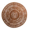 Platzset Quid Habitat Spirale Bronze Textil (38 cm) (Pack 12x)