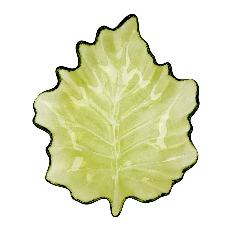 Tablett für Snacks Quid Laken grün Glas (22 x 18 cm) (Pack 6x)