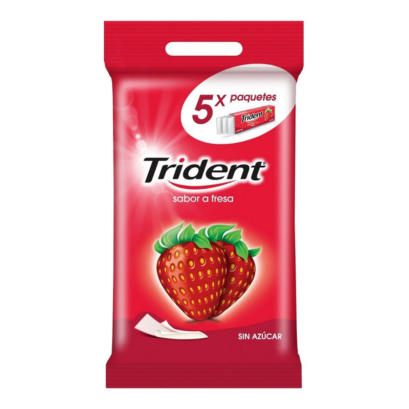 Kaugummi Trident Erdbeere (5 packs)