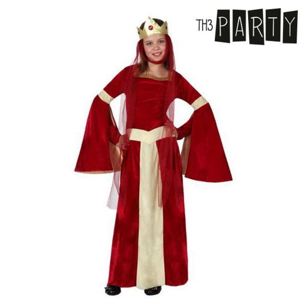 Verkleidung für Kinder Mittelalterliche Dame Rot