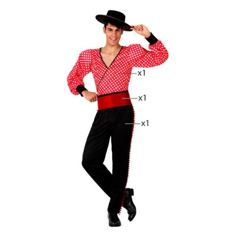 Verkleidung für Erwachsene Flamenco
