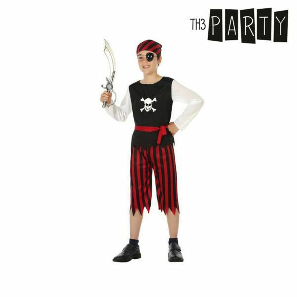Verkleidung für Kinder Pirat Rot